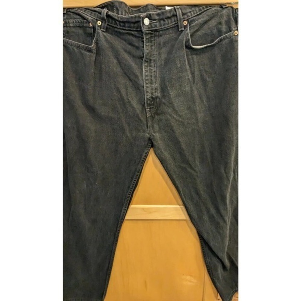 Levi's 505‎ Jeans 42X30 (actual 40x28) Black zipper Fly Denim Jeans